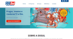 Desktop Screenshot of ddsul.com.br